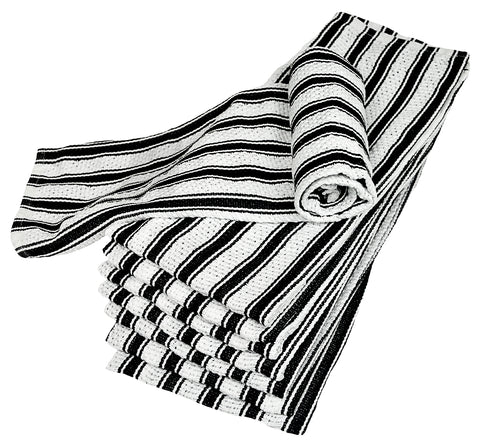 Nouvelle Legende® 19 x 29 in. Basketweave Cotton Kitchen Towels – 8-pack