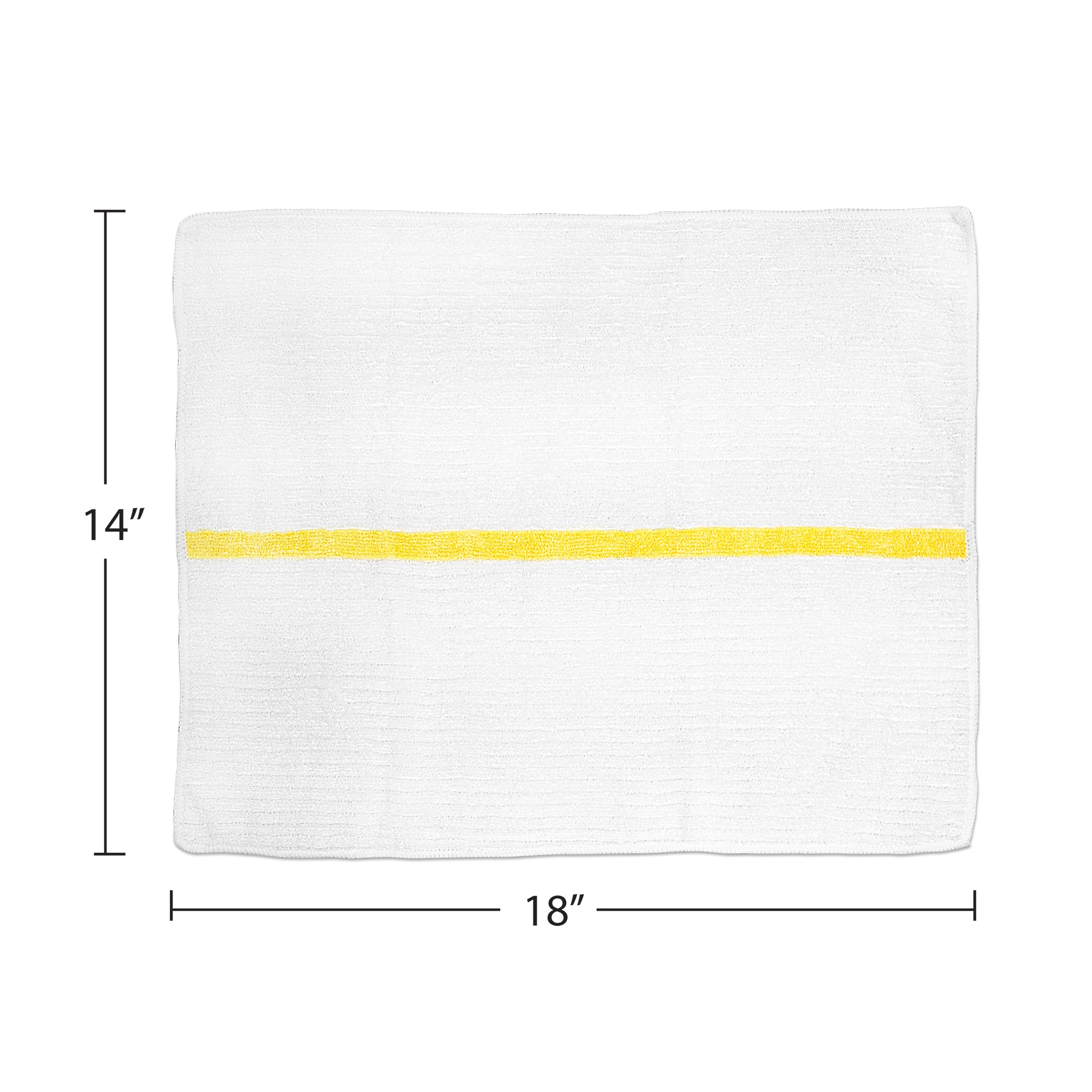 Nouvelle Legende® Commercial-Grade 100% Cotton Ribbed Towels – 25