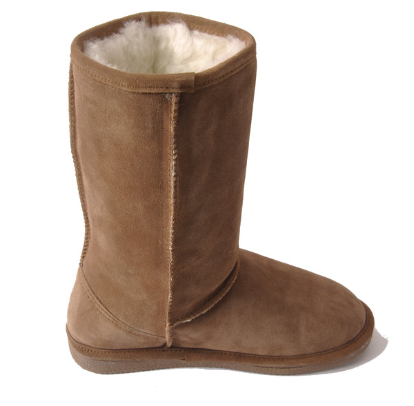 Eurow Women's Shearling Boots – Brown/White