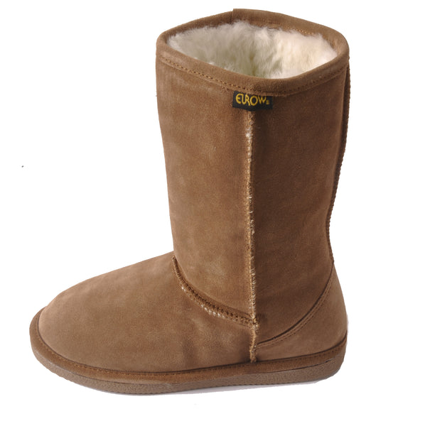 Eurow Women's Shearling Boots – Brown/White
