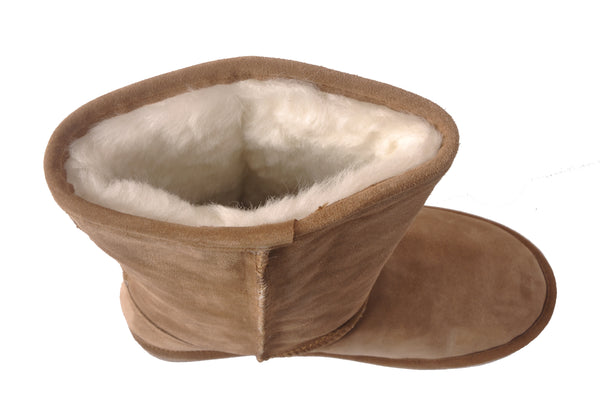 Eurow Women's Shearling Boots – Brown/White