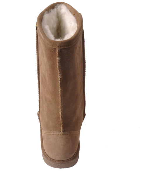 Eurow Women's Shearling Boots – Brown/White