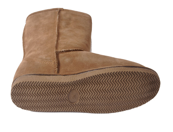 Eurow Women's Shearling Boots – Brown/White