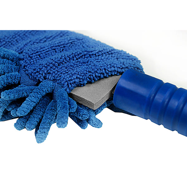 CleanAide® Handheld Microfiber Flex Duster with Telescopic Pole