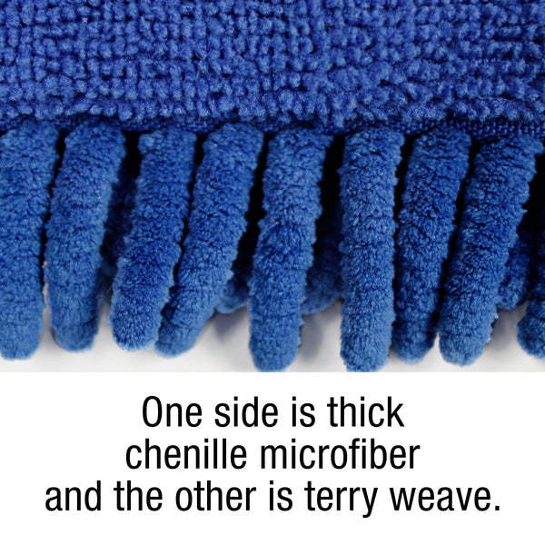 CleanAide® Blue Handheld Microfiber Flex Duster – 20 Inches