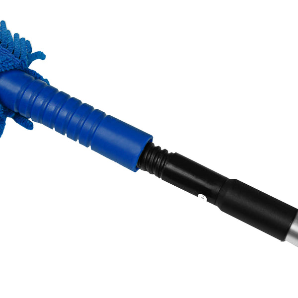 CleanAide® Handheld Microfiber Flex Duster with Telescopic Pole
