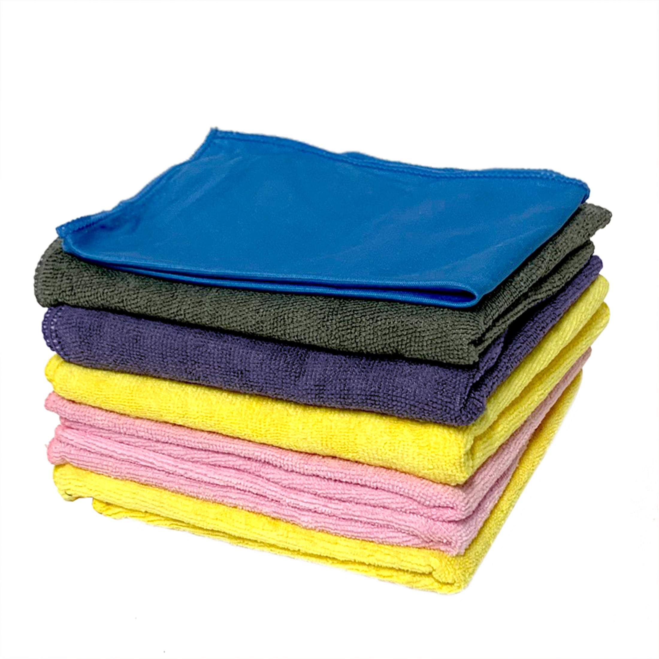 Eurow Microfiber Waffle Weave Multipurpose Dish Cloths Towels Assorted Set of 10