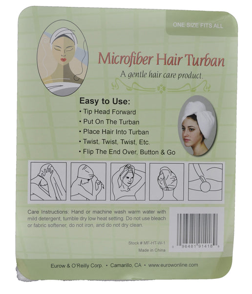 Eurow 300 GSM Microfiber Hair Towel Turban Wrap