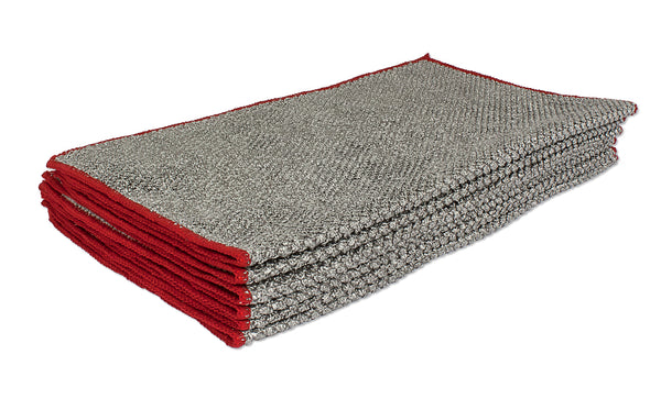 Detailer's Preference® Big Pearl 14 x 17 in. 430 GSM Gray Microfiber Towels – 6-pack