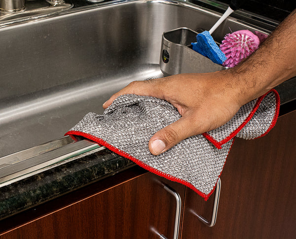 Detailer's Preference® Big Pearl 14 x 17 in. 430 GSM Gray Microfiber Towels – 6-pack