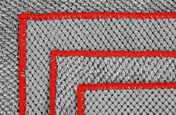 Detailer's Preference® Big Pearl 24 x 32 in. 430 GSM Gray Microfiber Towel