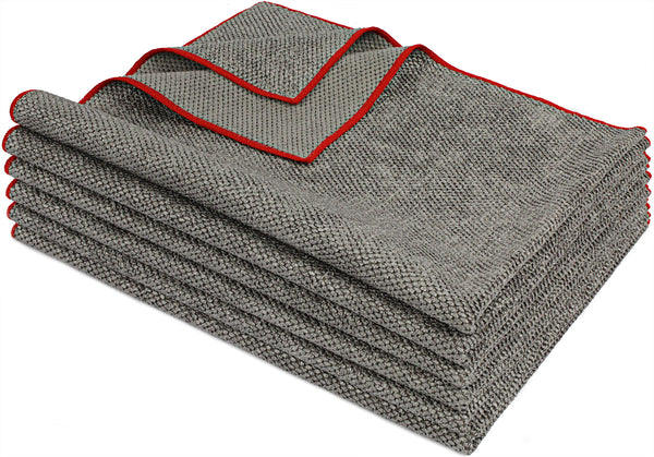 Detailer's Preference® Big Pearl 24 x 32 in. 430 GSM Gray Microfiber Towel