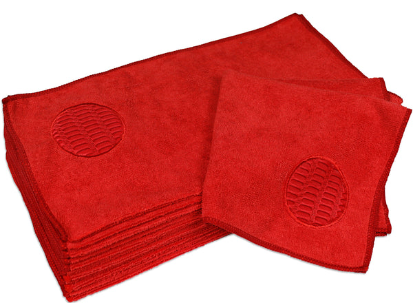 CleanAide® 16 x 16 in. 260 GSM Spot Cleaning Microfiber Towel – 12-pack