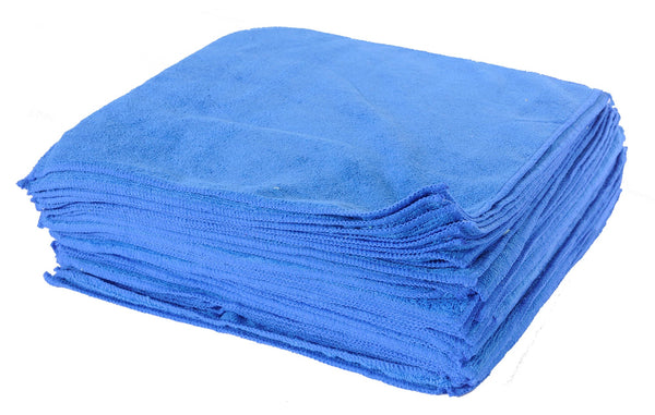 Eurow 14 x 14 in. 300 GSM Microfiber Cleaning Towels – 25-pack