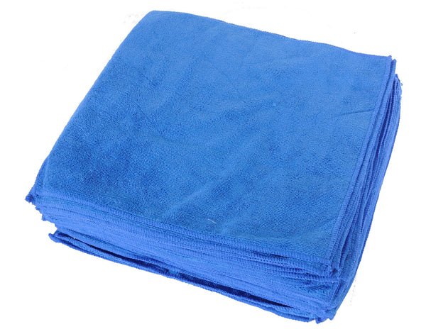 Eurow 14 x 14 in. 300 GSM Microfiber Cleaning Towels – 25-pack