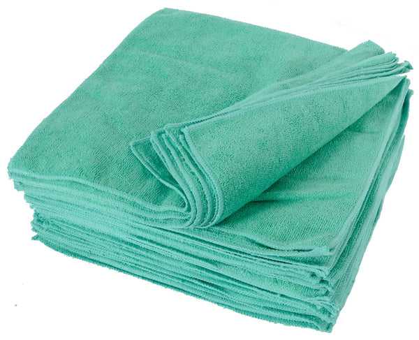 Eurow 14 x 14 in. 300 GSM Microfiber Cleaning Towels – 25-pack