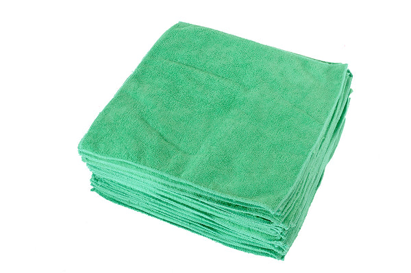 Eurow 14 x 14 in. 300 GSM Microfiber Cleaning Towels – 25-pack