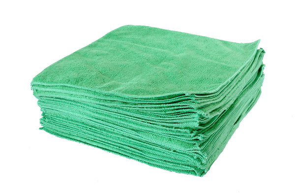 Eurow 14 x 14 in. 300 GSM Microfiber Cleaning Towels – 25-pack
