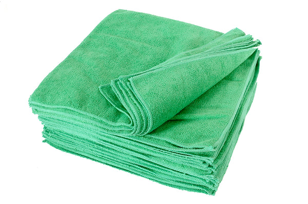 Eurow 14 x 14 in. 300 GSM Microfiber Cleaning Towels – 25-pack