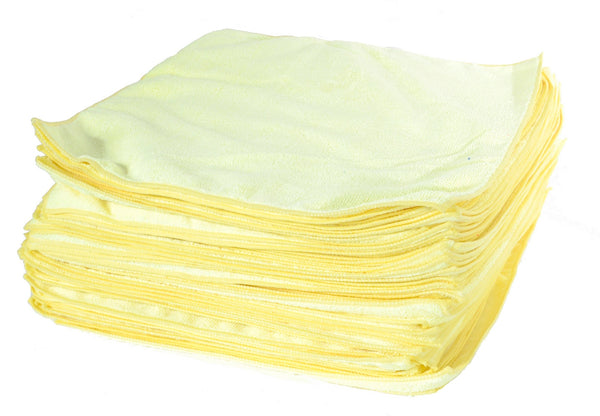 Eurow 14 x 14 in. 300 GSM Microfiber Cleaning Towels – 25-pack