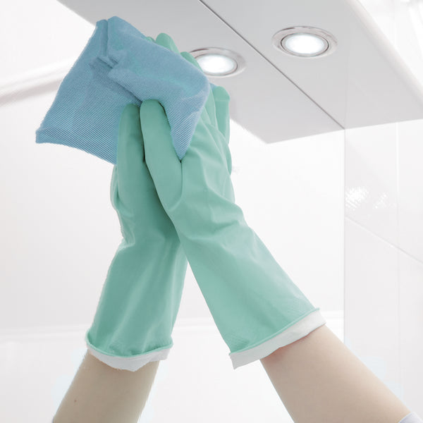 CleanAide® 16 x 16 in. 290GSM Ultrasonic Cut Glass Cleaning Microfiber Towels – 12 Pack