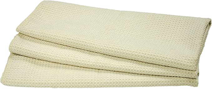 Summer Kitchen Cotton Waffle Weave Tea Towels - Set of 3