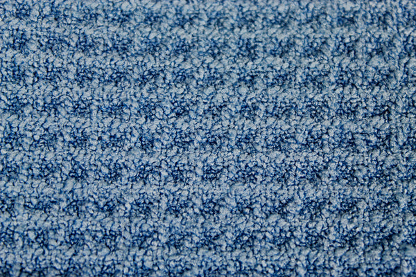 Nouvelle Legende® 16 x 16 in. 340 GSM Blue Microfiber Waffle Weave Towels – 12-pack