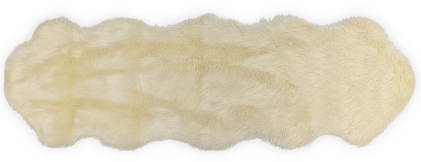 Nouvelle Legende® 23 x 73 in. Premium Faux Fur Sheepskin Rug – Duo