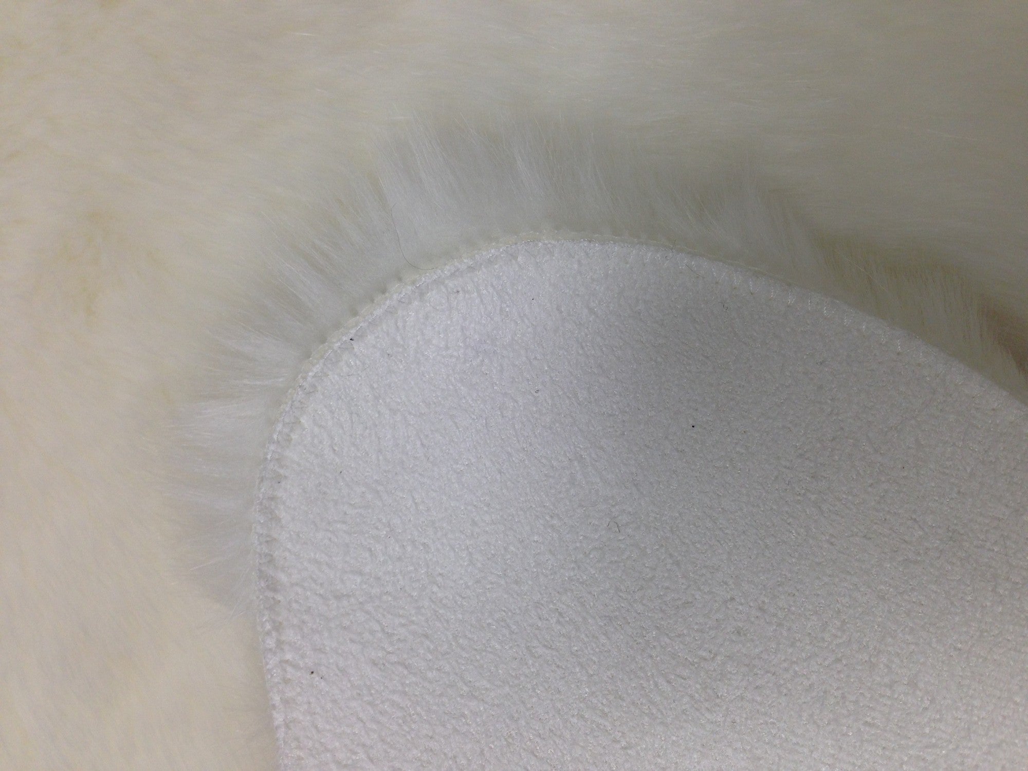 ORINOVA White Faux Sheepskin Fuzzy Fur Rugs For Bedroom Small Machine Washable Fluffy Area Rugs For Living Room 2x4 Shag Nursery Rug