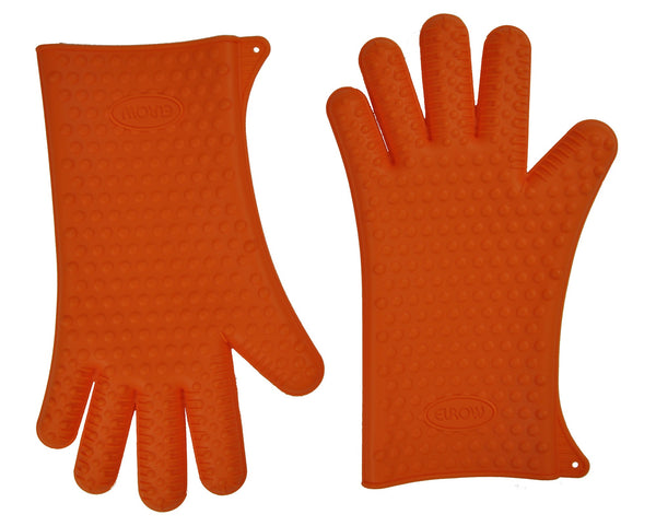 Nouvelle Legende® Heat Resistant Silicone Gloves for Cooking – Pair