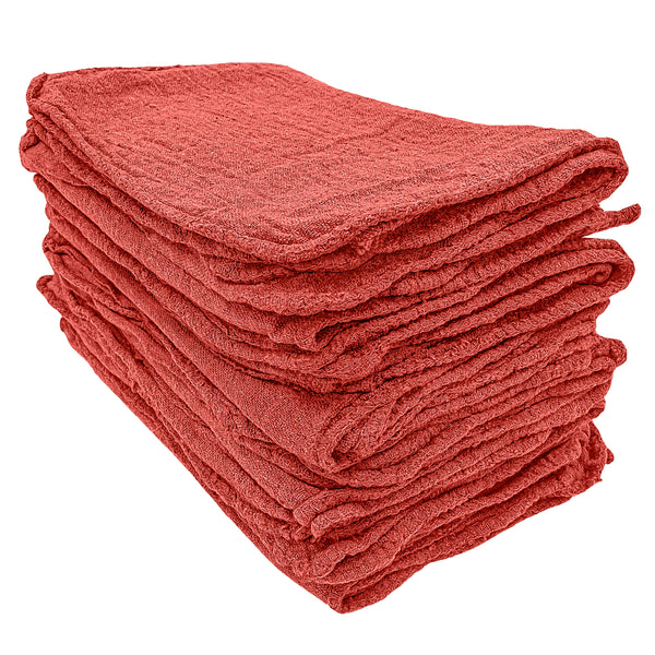 Detailer's Preference Automotive Shop Towels, Cotton, 11"x12", 50 Pack