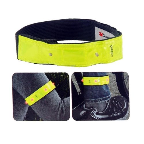 3M™ Scotchlite Reflective Strips With 4 LED Lights – 2-pack