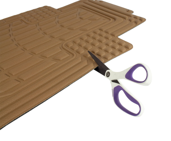 Eurow Universal Cut-to-Fit Car Floor Mats – 4-piece Set