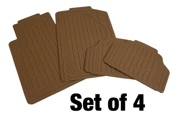 Eurow Universal Cut-to-Fit Car Floor Mats – 4-piece Set