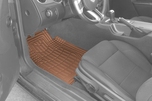 Eurow Universal Cut-to-Fit Car Floor Mats – 4-piece Set