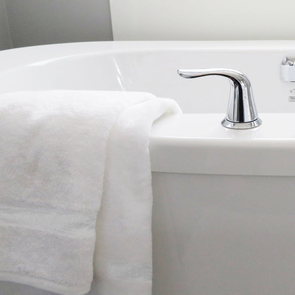 Nouvelle Legende Catalina Bath Towel, 54" x 27", White, 6 Pack