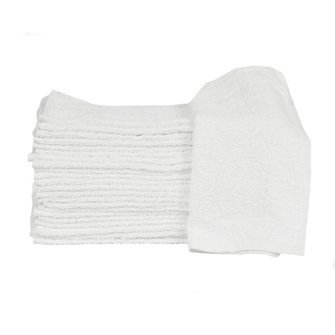 Texrise Premium Collection Laguna Series Luxury Hand Towels 16 x 30 Inches 12 Pack, White