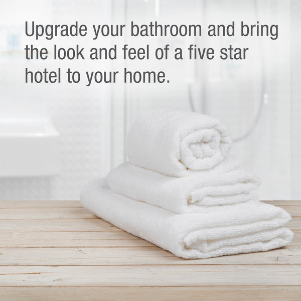 Texrise® Laguna Series 27 x 50 in. Cotton Luxury Bath Towels – 6-pack