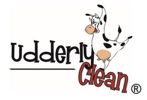Udderly Clean 12 x 12 in. 290 GSM Silver-Infused Microfiber Cleaning Towels – 25-pack