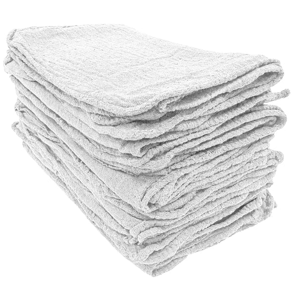 Detailer's Preference Automotive Shop Towels, Cotton, 11"x12", 50 Pack